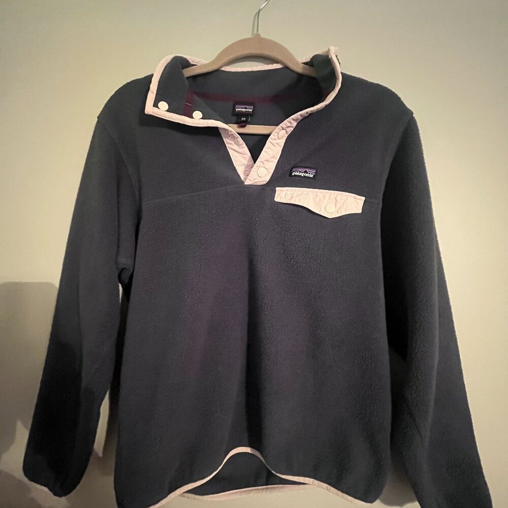 Patagonia Blue Half zip.